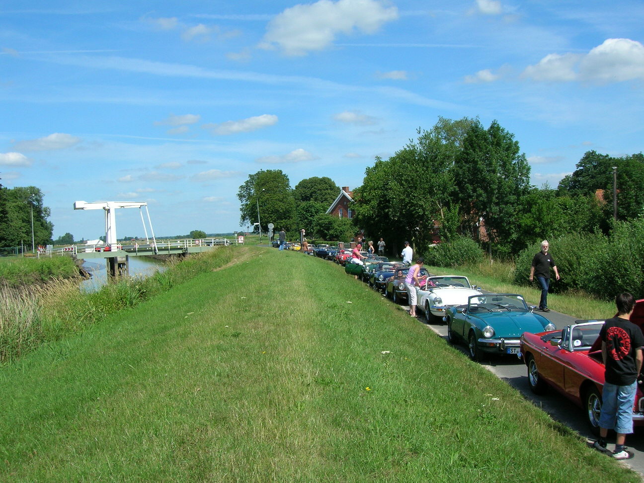 Juli 2006 - Spitfiretreff in Stickhausen im Ostfriesiland !